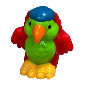 Fisher Price Little People Parrot Bird Red Green Pirate Ship Noahs Ark Zoo